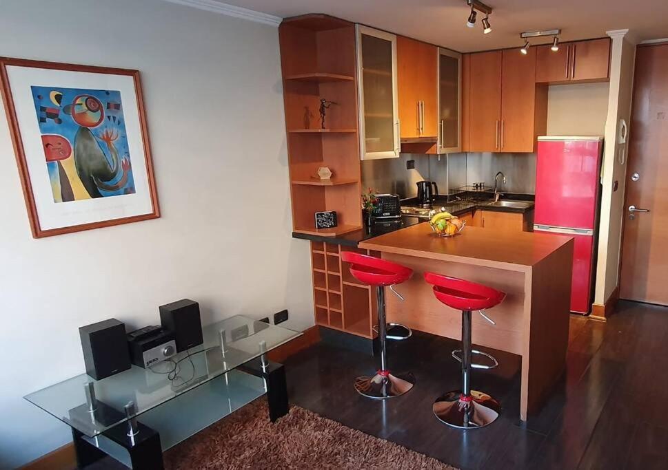 Apartmán Providencia A Pasos Del Metro Pedro De Valdivia Santiago de Chile Exteriér fotografie