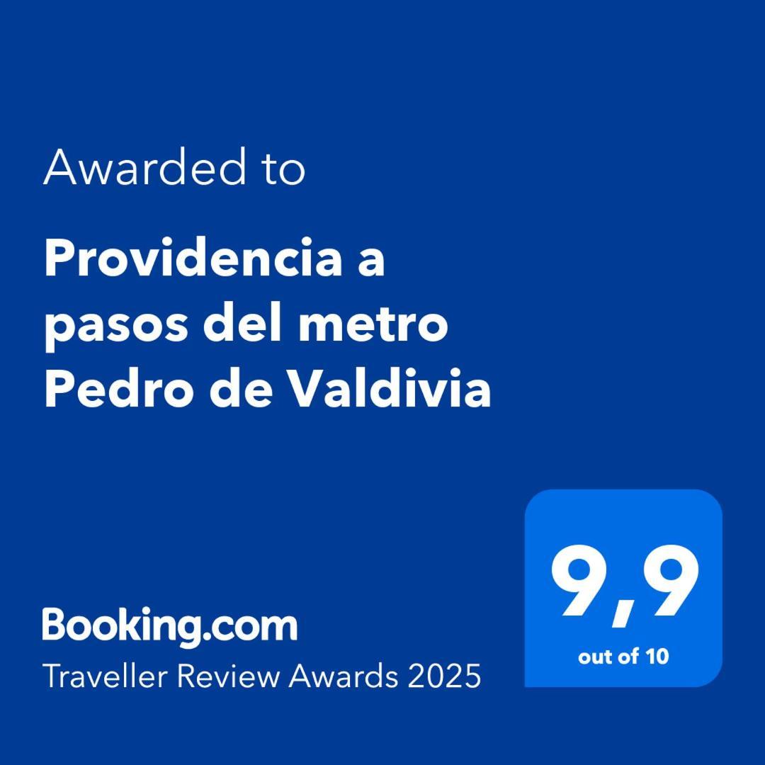 Apartmán Providencia A Pasos Del Metro Pedro De Valdivia Santiago de Chile Exteriér fotografie